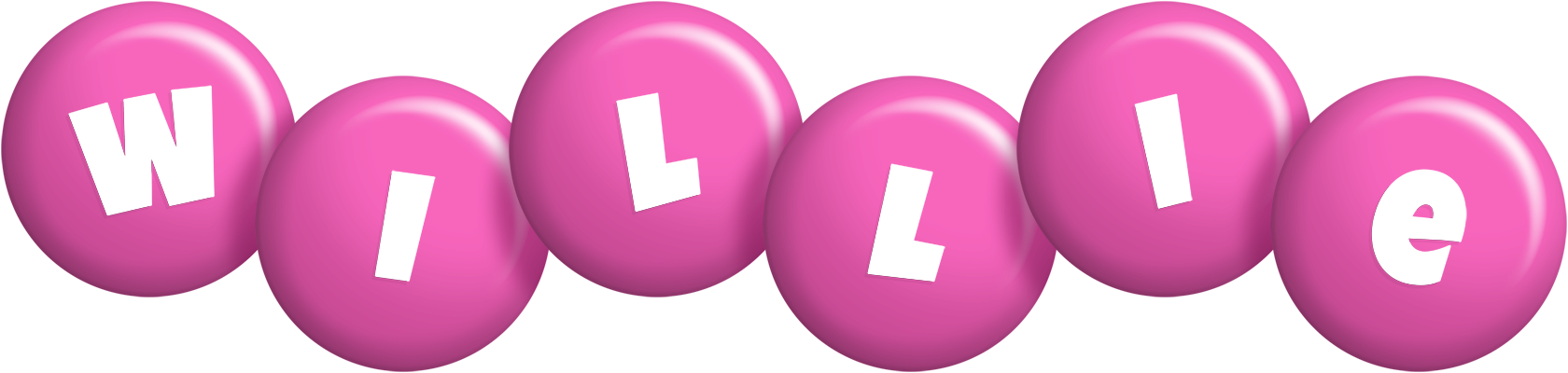 Willie candy-pink logo