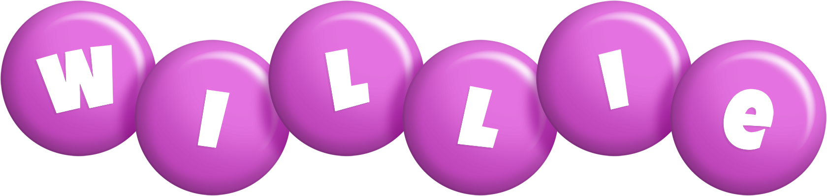 Willie candy-purple logo