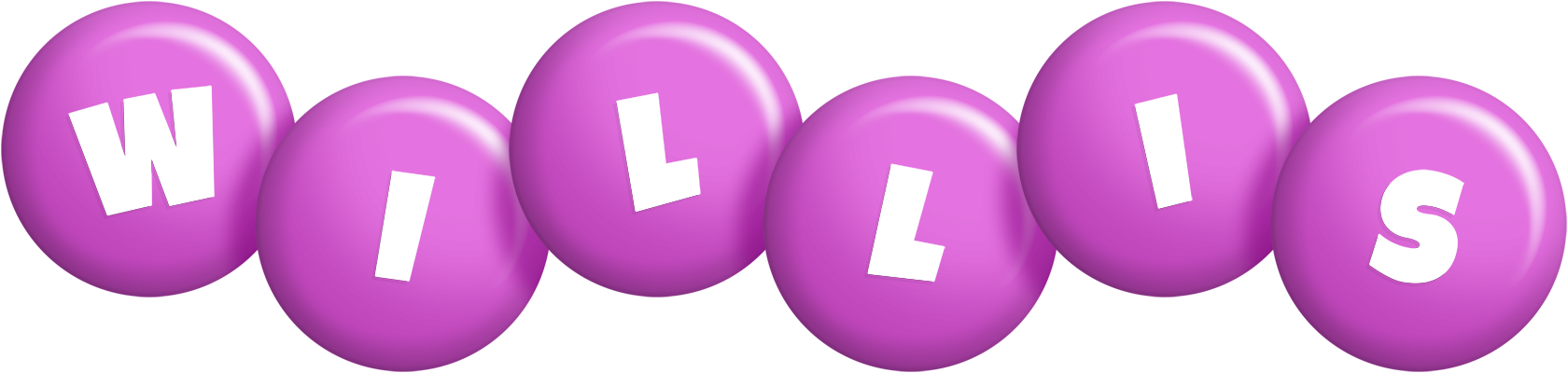 Willis candy-purple logo