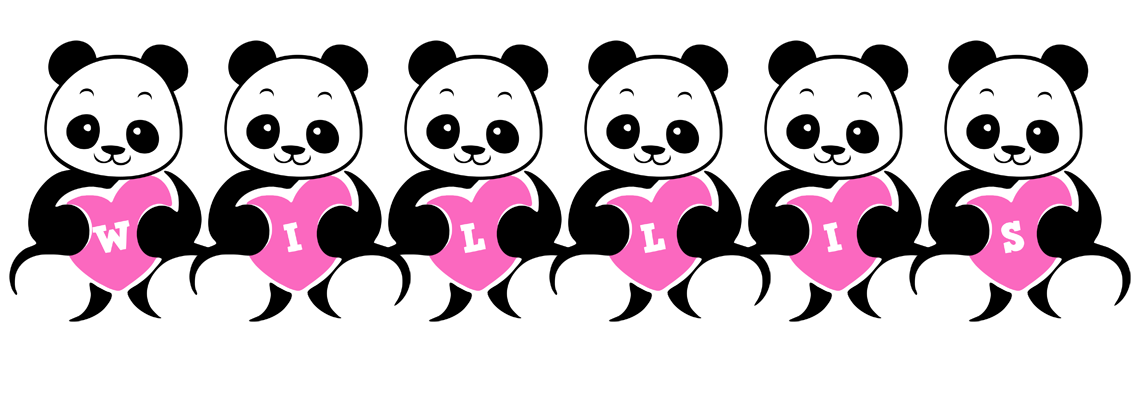 Willis love-panda logo