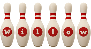 Willow bowling-pin logo