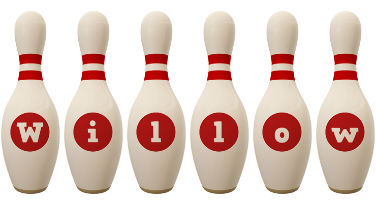 Willow bowling-pin logo