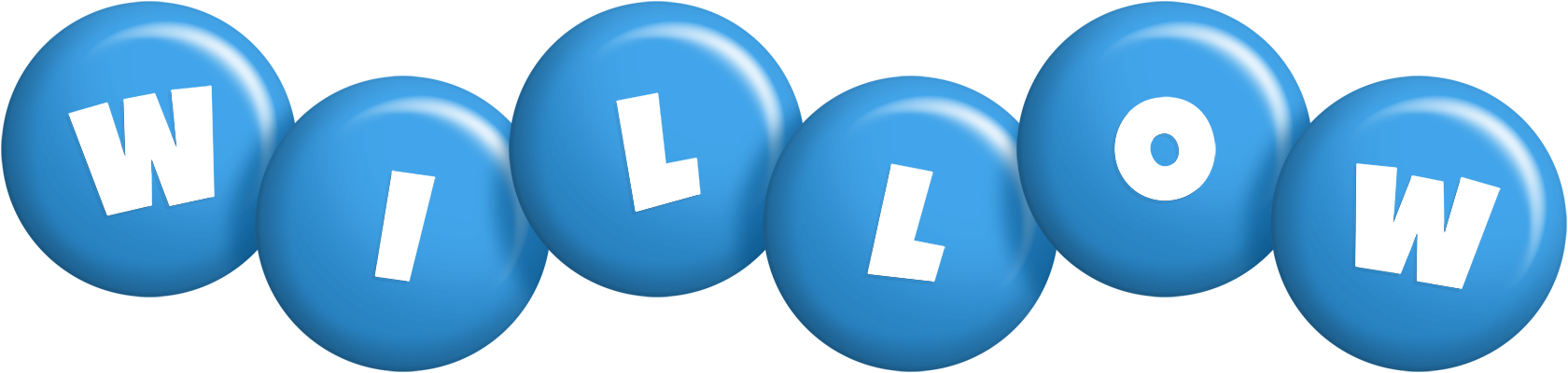 Willow candy-blue logo