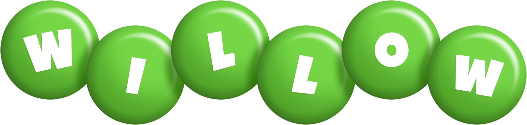 Willow candy-green logo