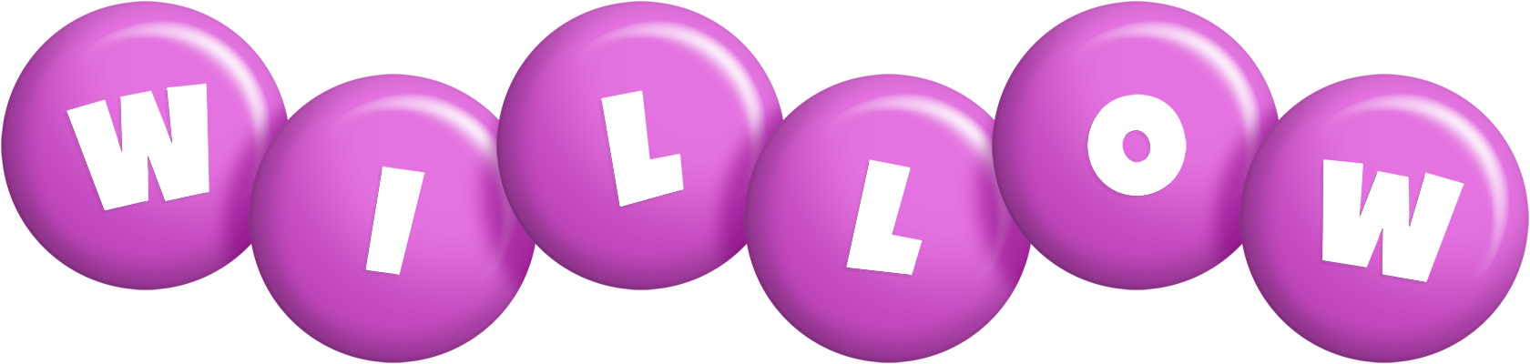 Willow candy-purple logo