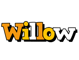 Willow cartoon logo