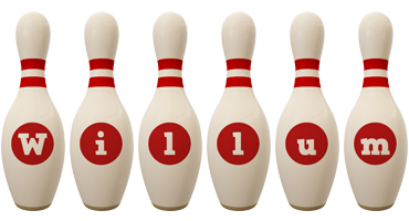 Willum bowling-pin logo