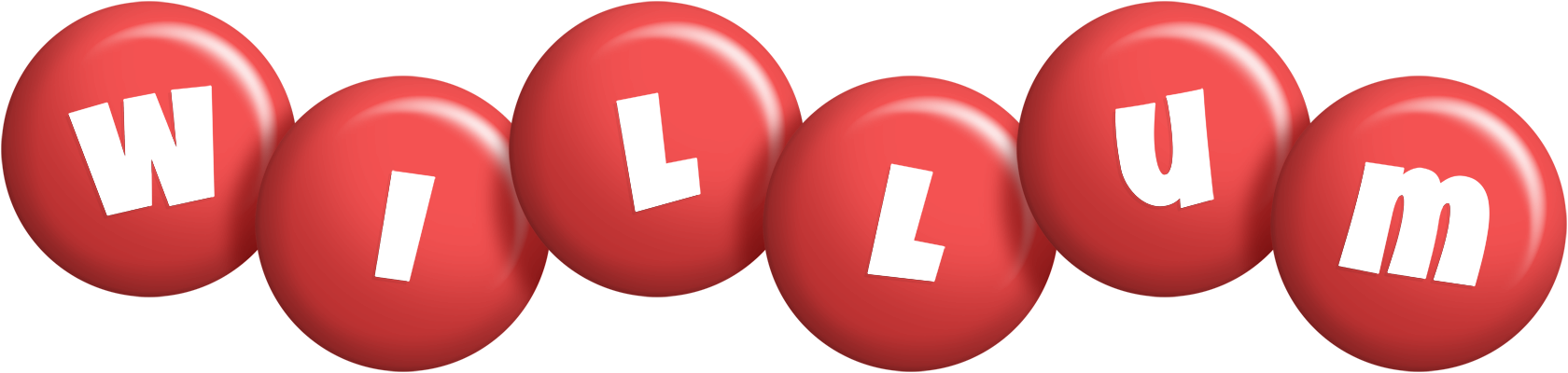 Willum candy-red logo
