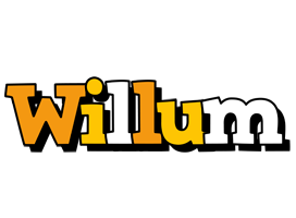 Willum cartoon logo