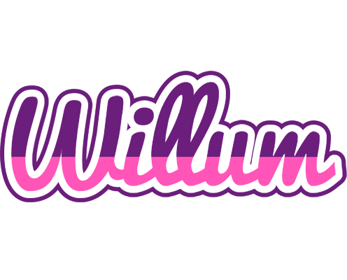 Willum cheerful logo