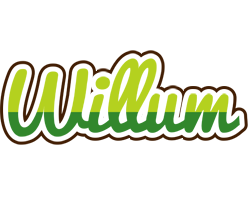 Willum golfing logo