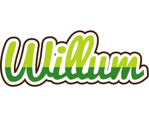 Willum golfing logo