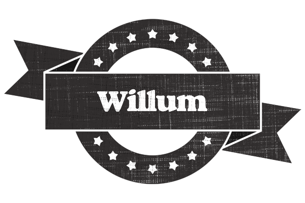 Willum grunge logo