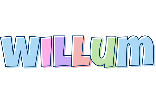 Willum pastel logo