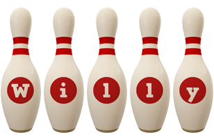 Willy bowling-pin logo