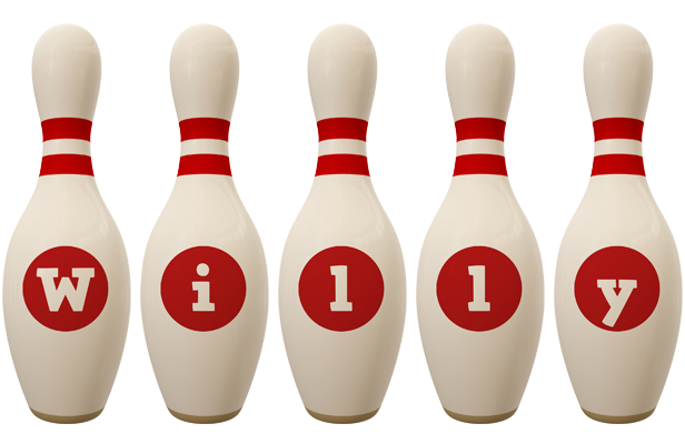 Willy bowling-pin logo