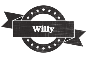 Willy grunge logo