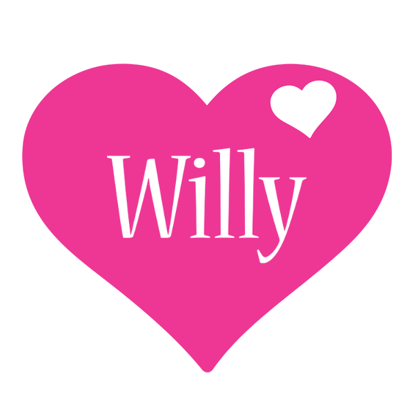 Willy love-heart logo