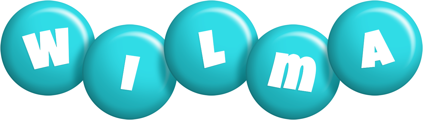 Wilma candy-azur logo