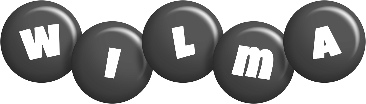 Wilma candy-black logo