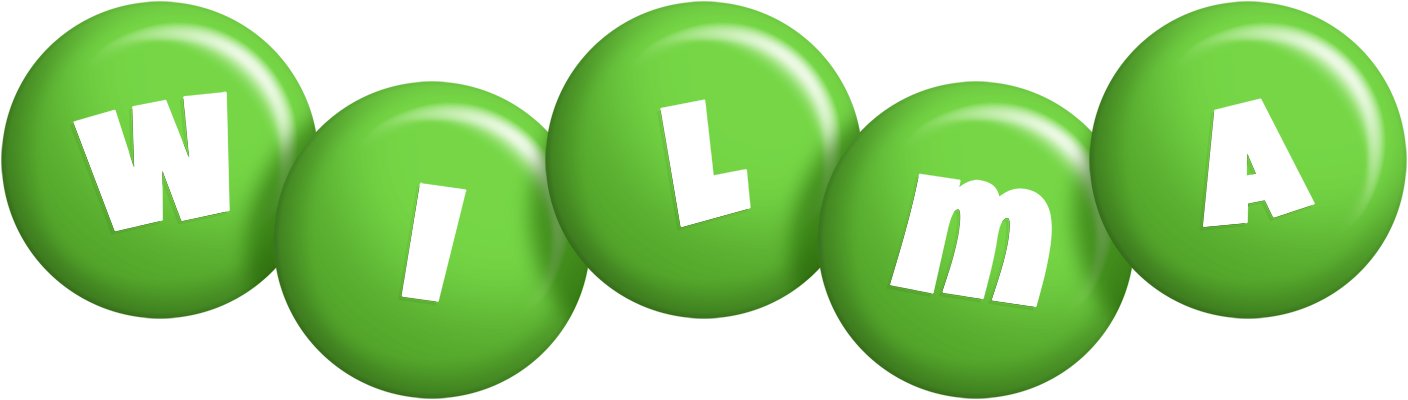 Wilma candy-green logo