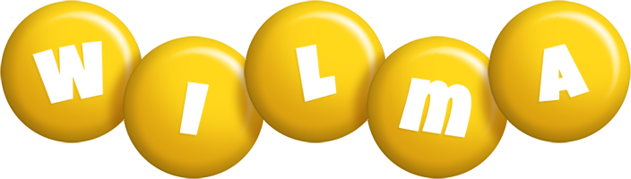 Wilma candy-yellow logo