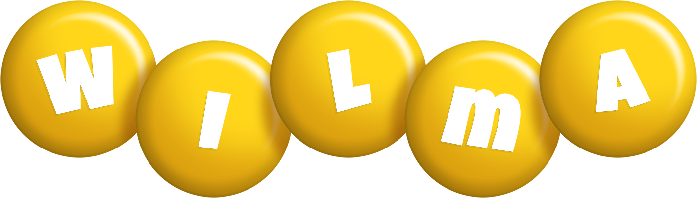 Wilma candy-yellow logo