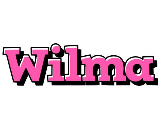 Wilma girlish logo