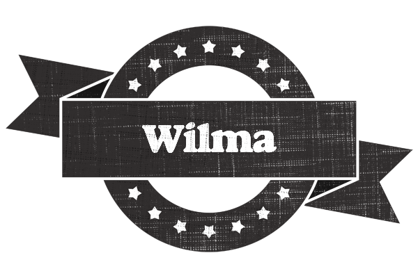 Wilma grunge logo