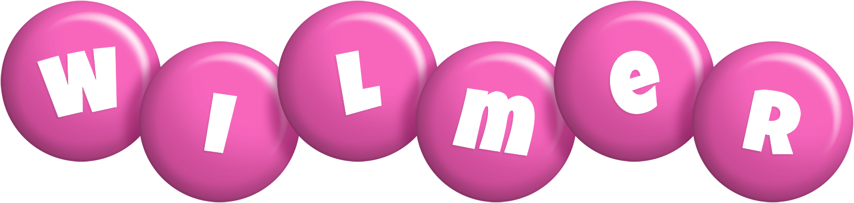 Wilmer candy-pink logo