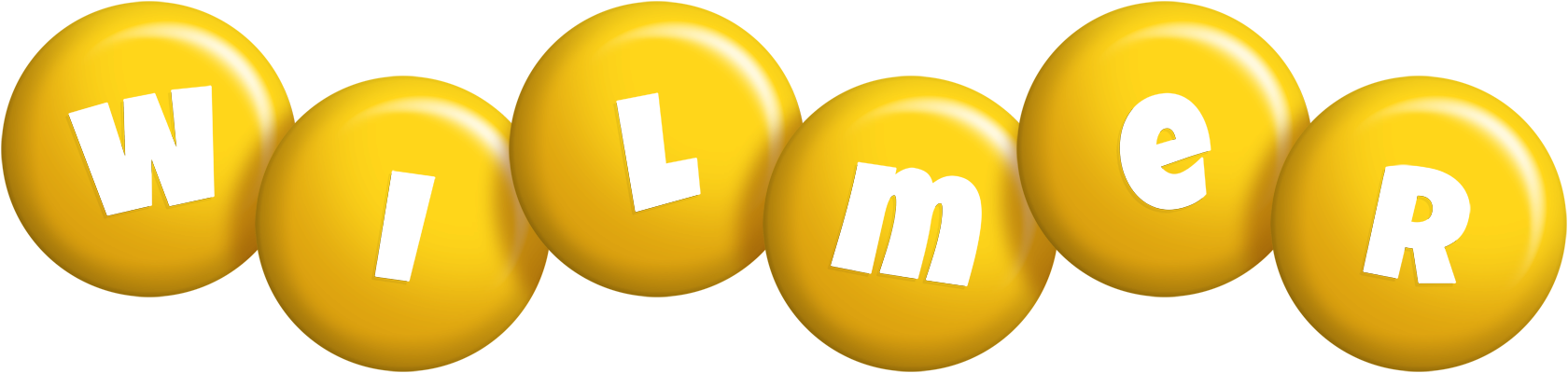 Wilmer candy-yellow logo