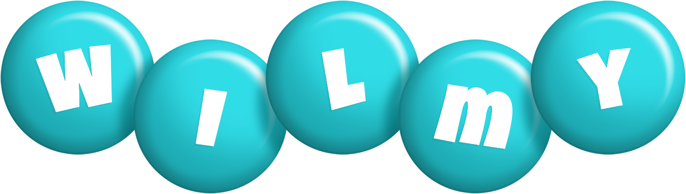 Wilmy candy-azur logo