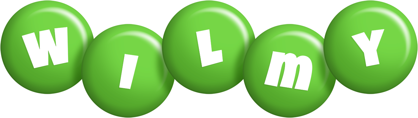 Wilmy candy-green logo