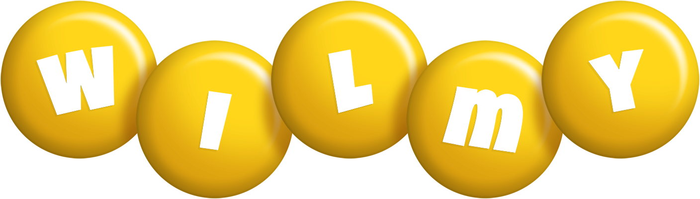 Wilmy candy-yellow logo