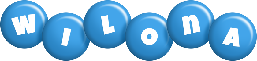 Wilona candy-blue logo