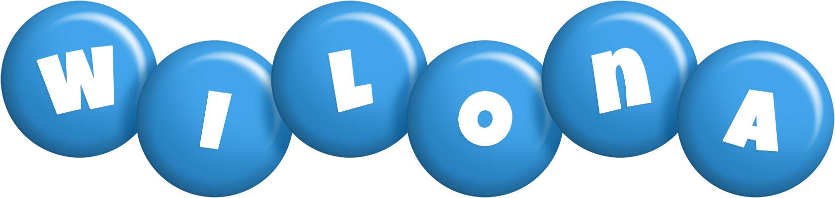 Wilona candy-blue logo