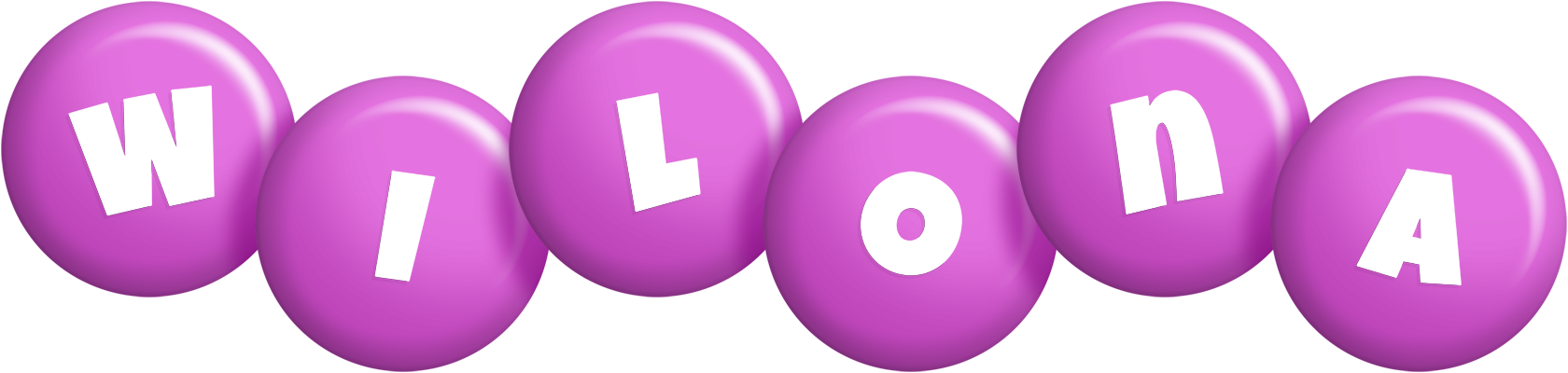 Wilona candy-purple logo