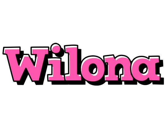 Wilona girlish logo