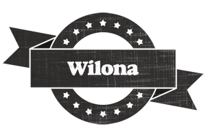 Wilona grunge logo