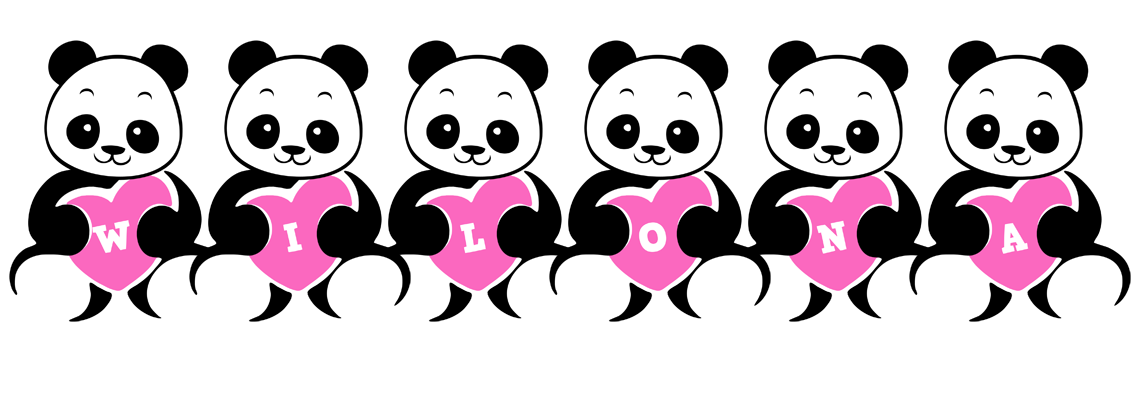 Wilona love-panda logo