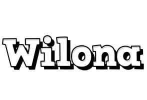 Wilona snowing logo