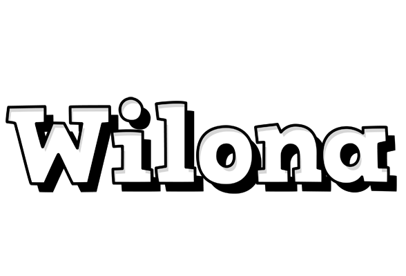 Wilona snowing logo