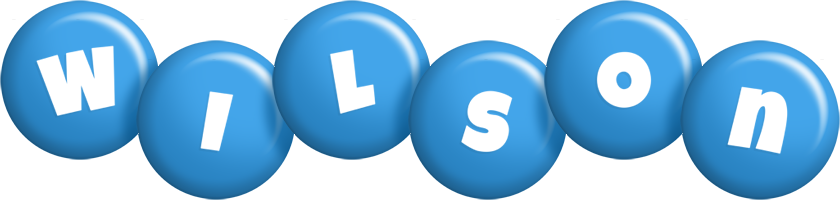 Wilson candy-blue logo