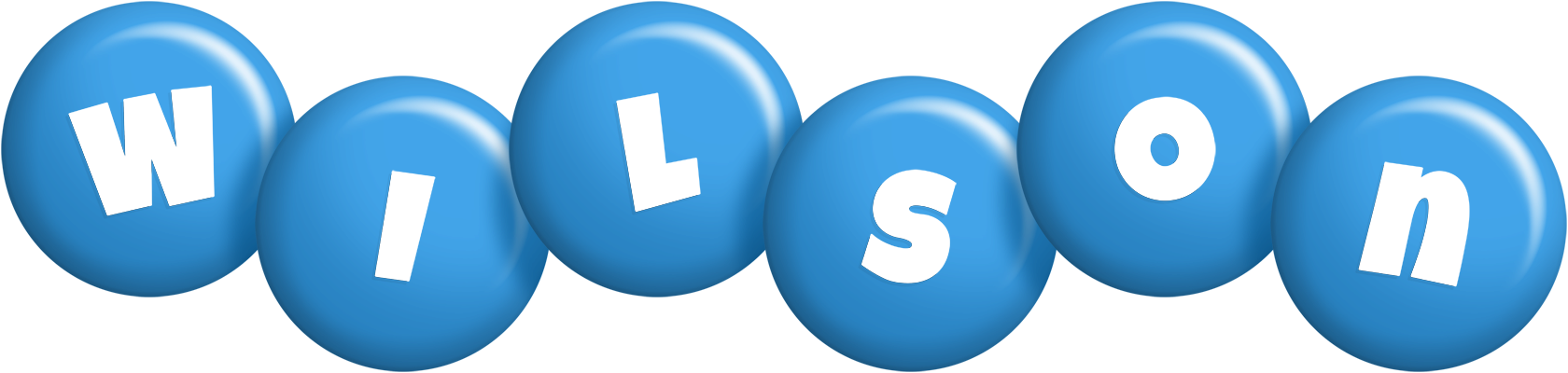 Wilson candy-blue logo