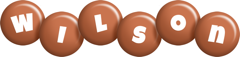 Wilson candy-brown logo