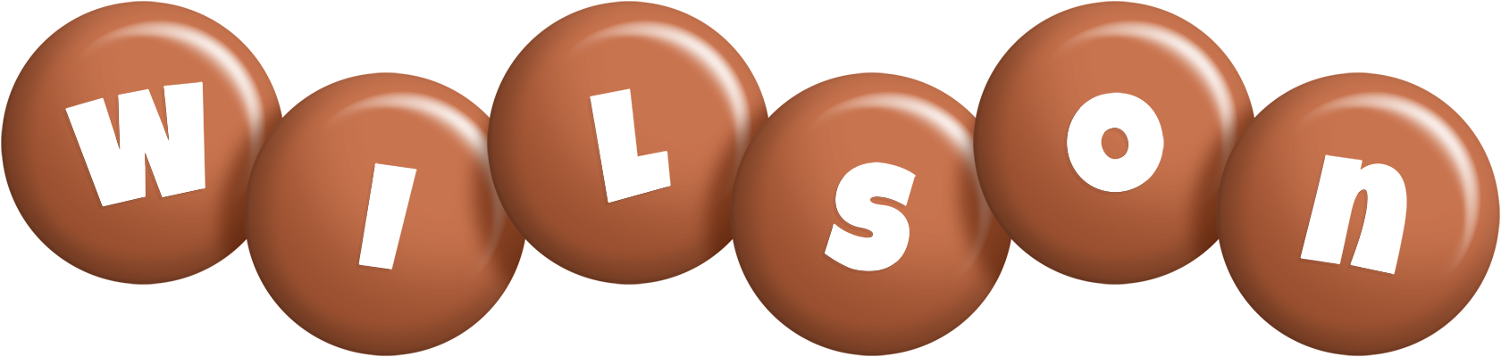 Wilson candy-brown logo