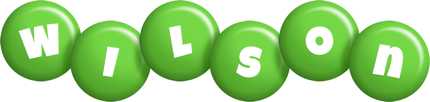 Wilson candy-green logo