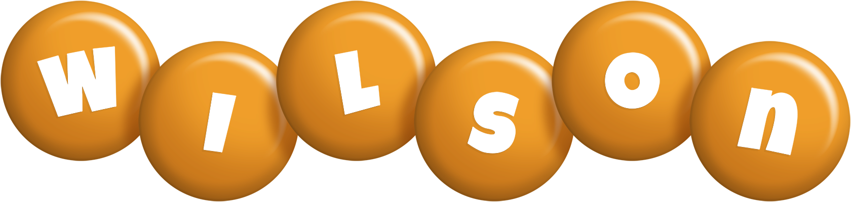 Wilson candy-orange logo