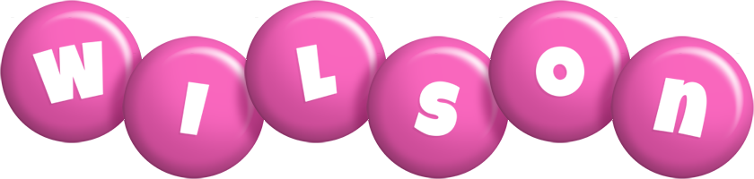 Wilson candy-pink logo
