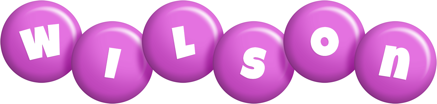 Wilson candy-purple logo